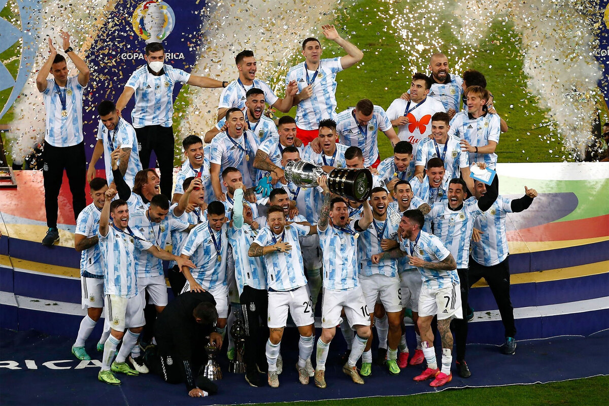 Argentina giành vô địch Copa America 15 lần, ngang bằng Uruguay