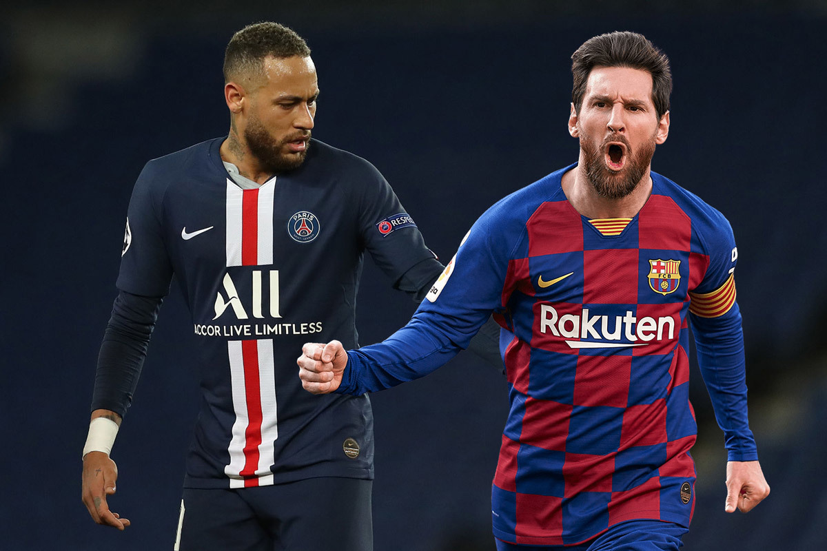 Màn đối đầu giữa Messi và Neymar